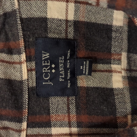 EUC Mens Flannel Button Up - JCrew - Picture 3 of 5